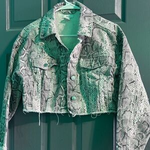 Forever 21 Monochrome Patterned Jacket